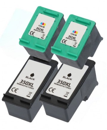 Huismerk HP 350 / 351 XL Multipack 4X