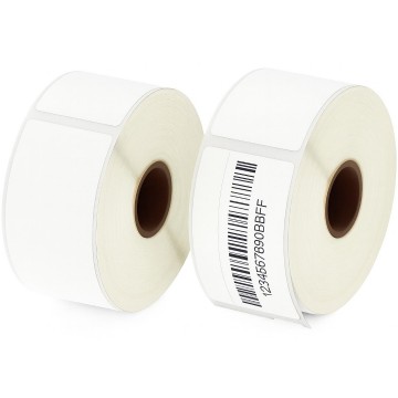 Huismerk Dymo 11355 Zwart op Wit 2X