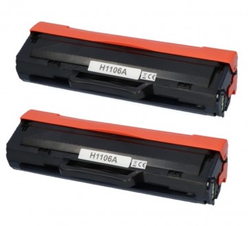 Huismerk vervangt HP 106A Toners 2X (W1106A)