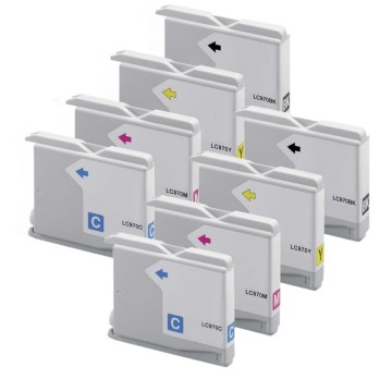 Huismerk Brother LC-970 Multipack 8X