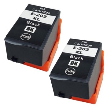 Huismerk Epson 202XL Zwart 2X