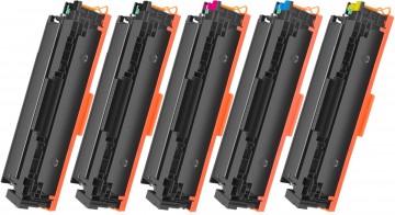 Huismerk vervangt HP 207A Toners Multipack + Extra Zwart