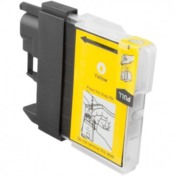 Huismerk Brother LC-980 Geel