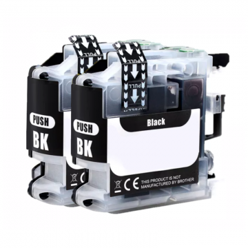 Huismerk Dualpack Brother LC-223 Zwart