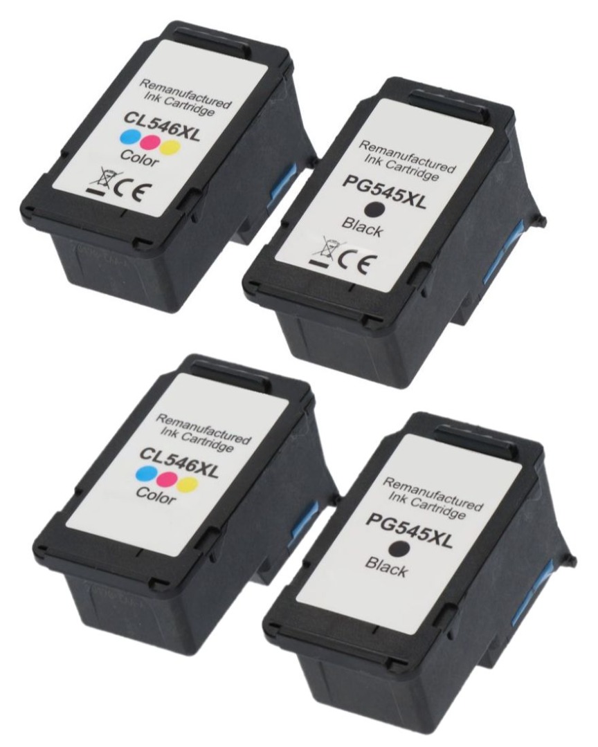 PG-545 XL & CL-546 XL Ink Cartridge Replacements For Canon PG545